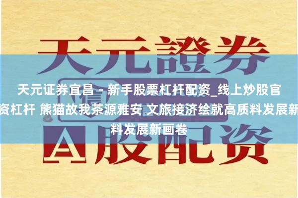 天元证券宜昌 - 新手股票杠杆配资_线上炒股官方配资杠杆 熊猫故我茶源雅安 文旅接济绘就高质料发展新画卷
